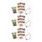 100 Days of School Bead Kit, Assorted Sizes, 12 Kits Per Pack, 3 Packs
